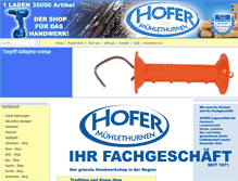 Tablet Screenshot of hofermuehlethurnen.ch